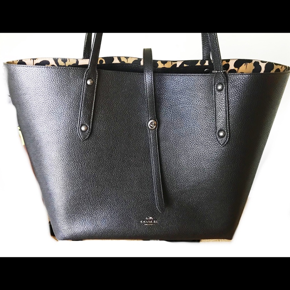 Coach Market Tote Black